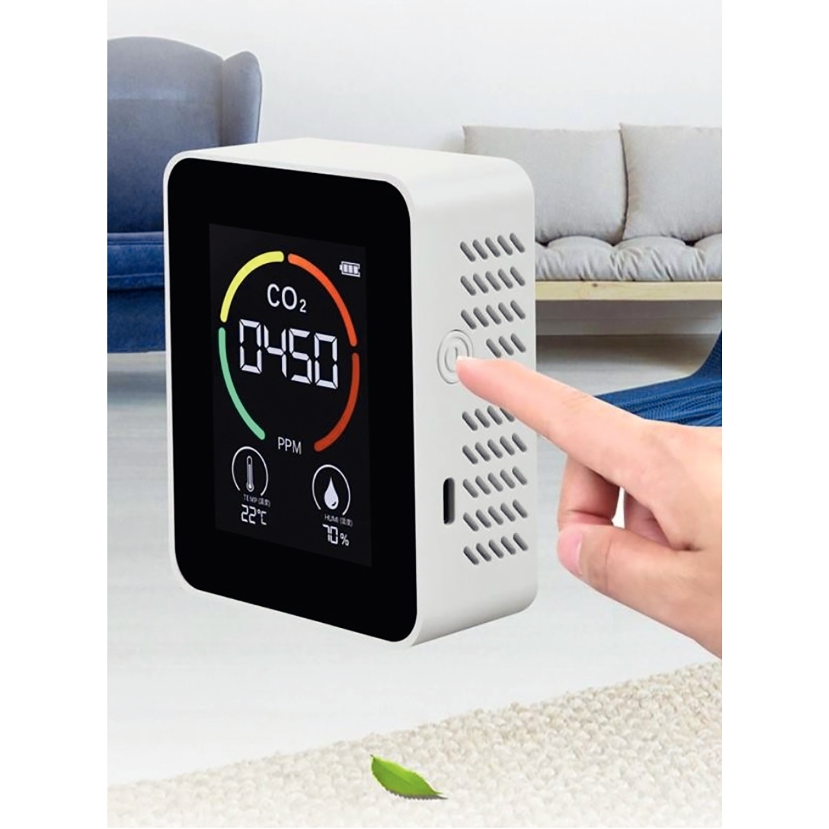Mesureur d'air C02 par capteur infrarouge