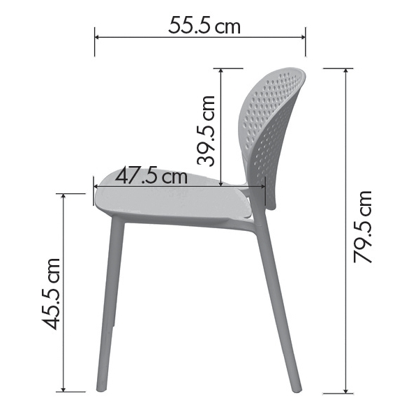 Chaise Beez blanc