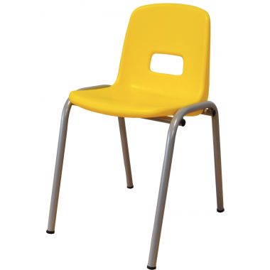 Chaise coque polypropylène T2 jaune