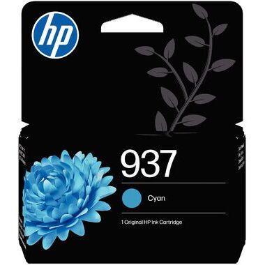HP 937 cartouche d'encre cyan authentique (4S6W2NE)