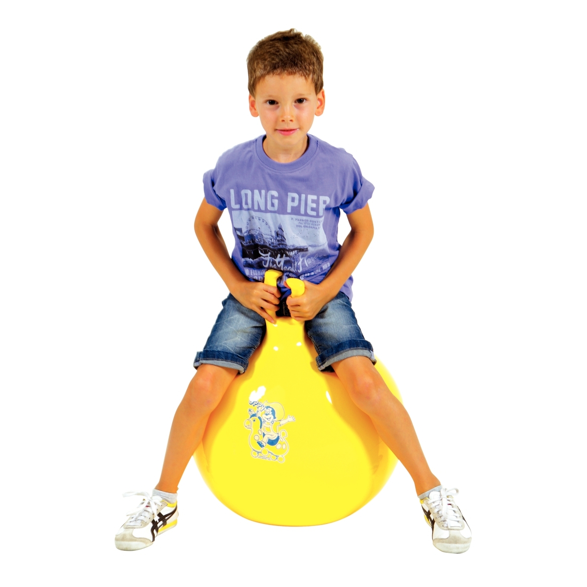 Ballon sauteur diamètre 50cm jaune
