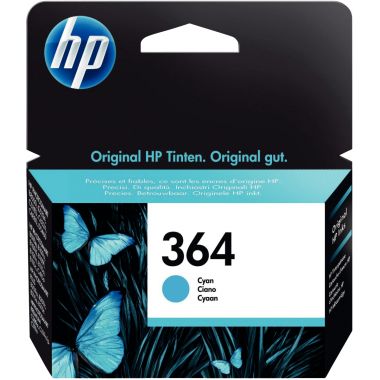 HP 364 cartouche d'encre cyan authentique (CB318EE)