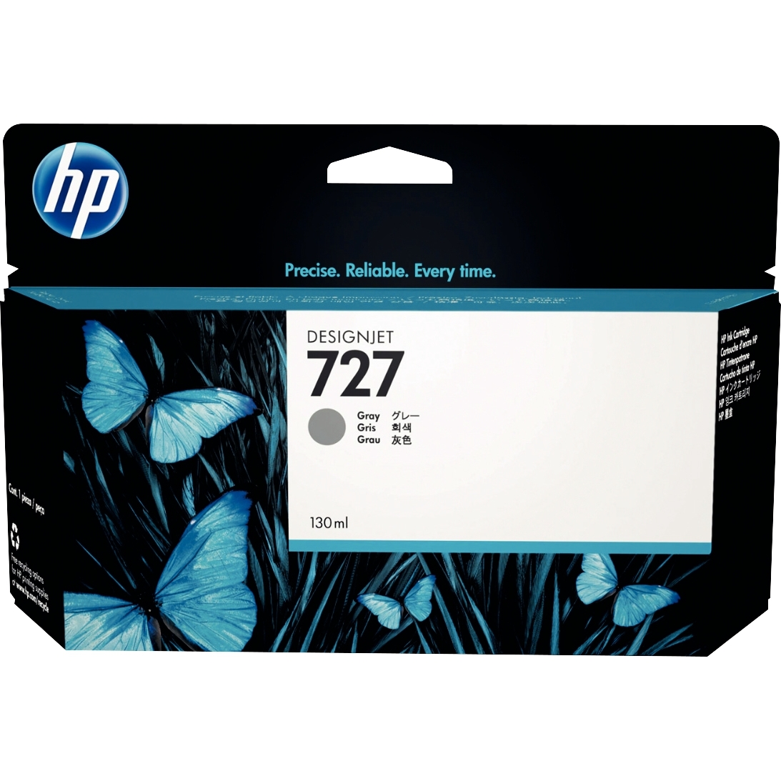 HP 727 cartouche d'encre gris authentique (B3P24A)