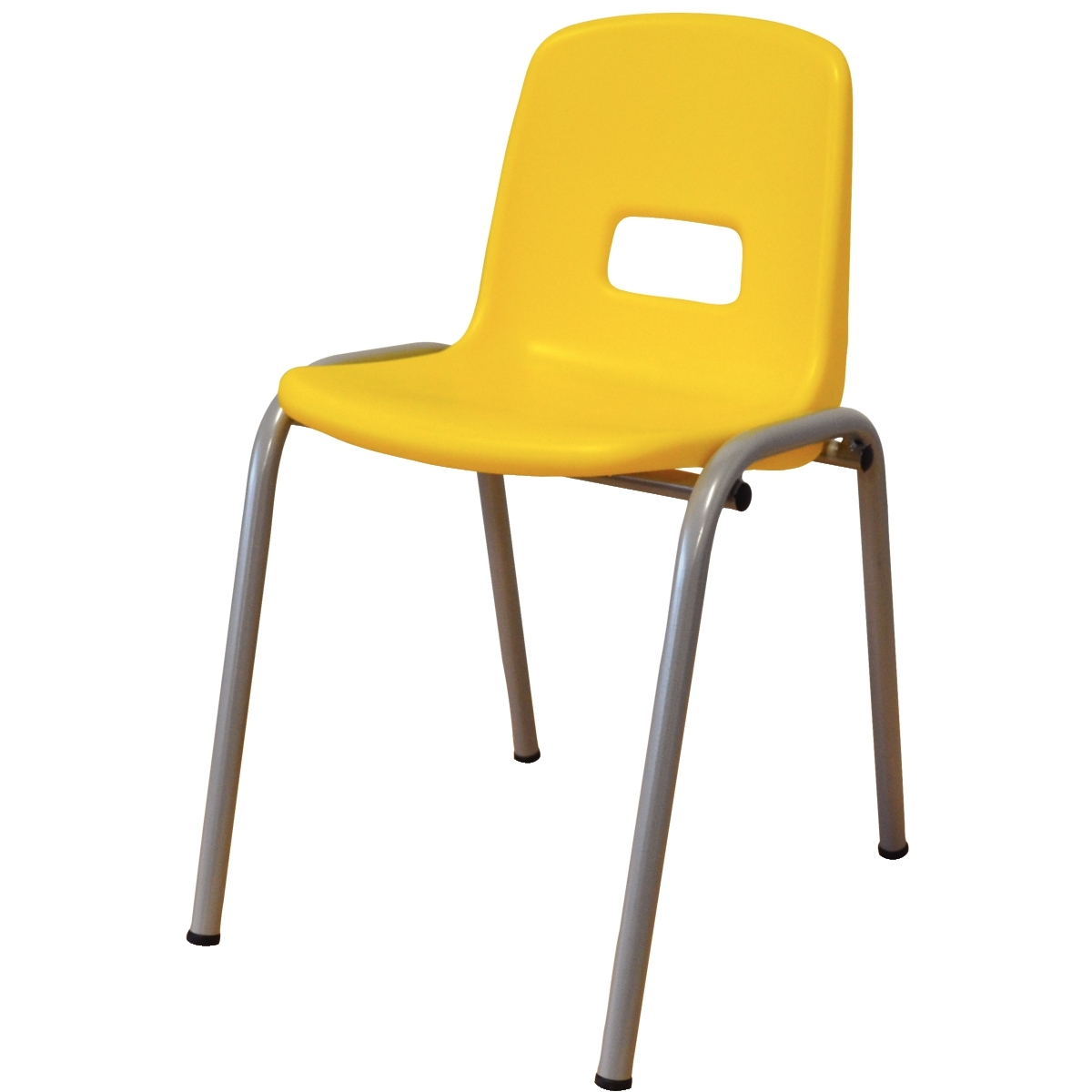 Chaise coque polypropylène T2 jaune