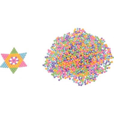 Sachet de 5000 aqua perles diamètre 5mm coloris fluo assortis