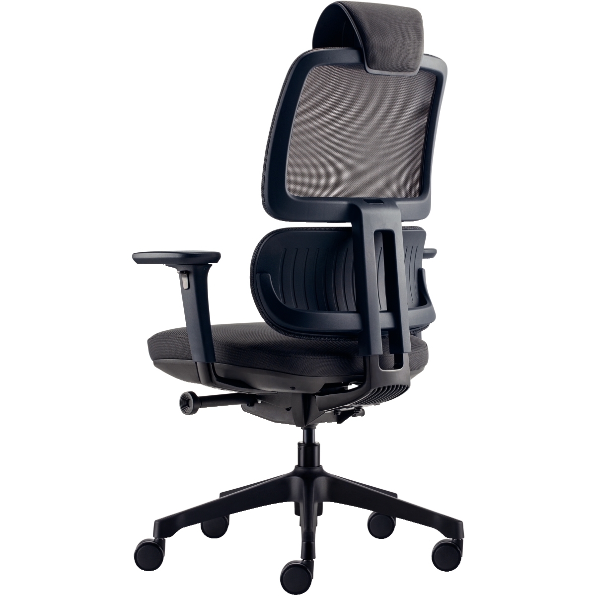 Siège manager ergonomique Slagen noir avec têtière