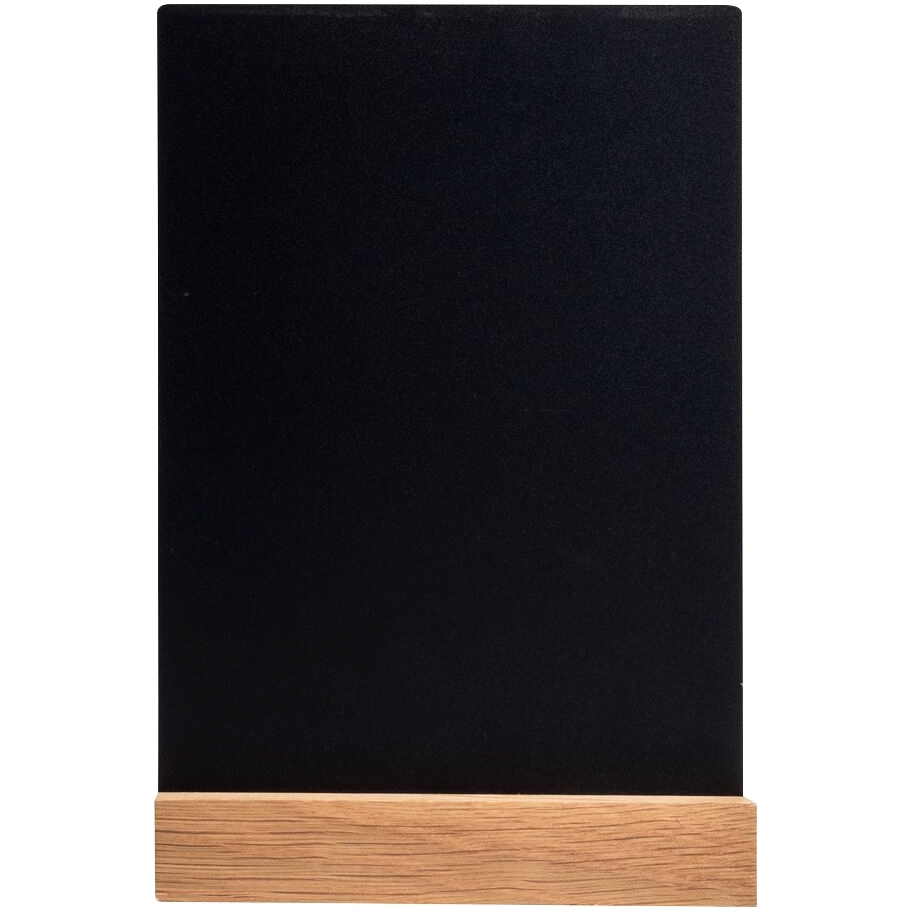 Porte menu ardoise sur pied en bois A5