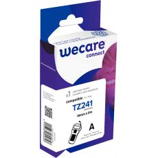 Ruban TZE 241 noir sur blanc 18 mm x 8 m compatible