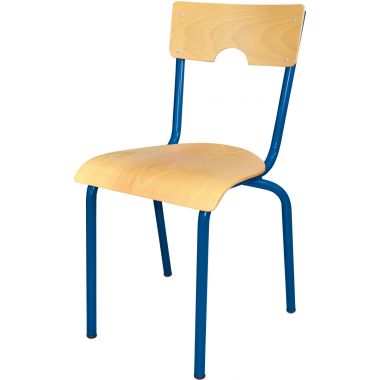 Chaise 4 pieds T6 bleu