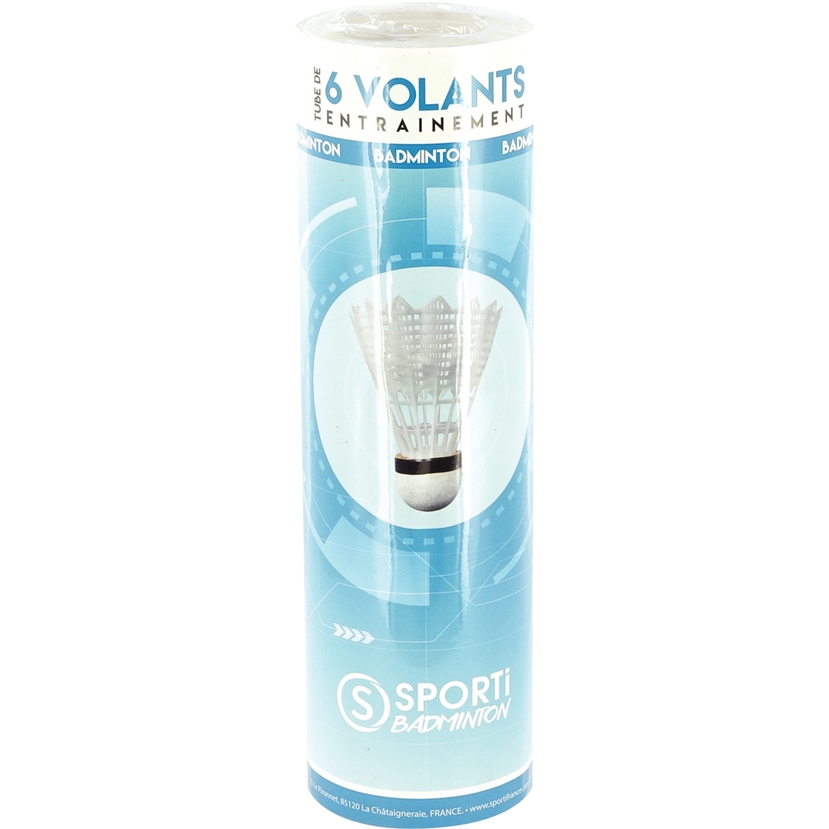 Boîte de 6 volants de badminton