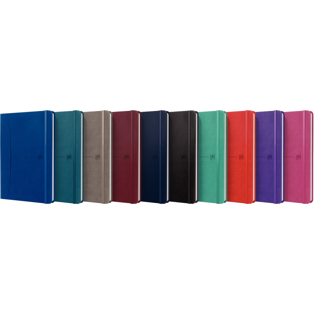 Carnet 160 pages SIGNATURE format A5, ligné 6 mm, coloris assortis