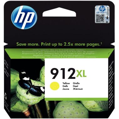 HP 912XL cartouche d'encre jaune grande capacité authentique (3YL83AE)