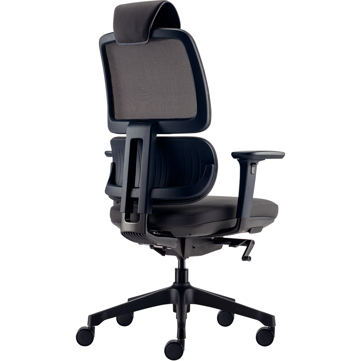 Siège manager ergonomique Slagen noir avec têtière
