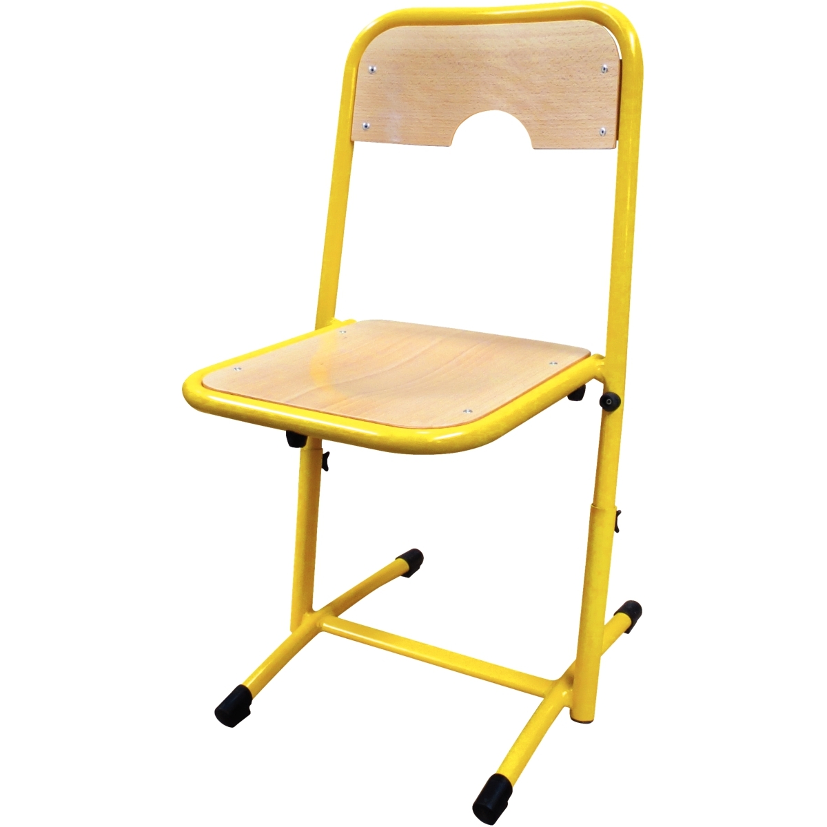 Chaise réglable appui sur table T4 à T6 jaune