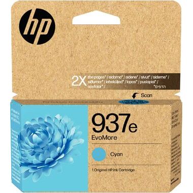 HP 937e cartouche d'encre cyan haute capacité authentique (4S6W6NE)