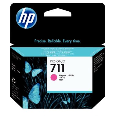 HP 711 cartouche d'encre magenta authentique (CZ131A)