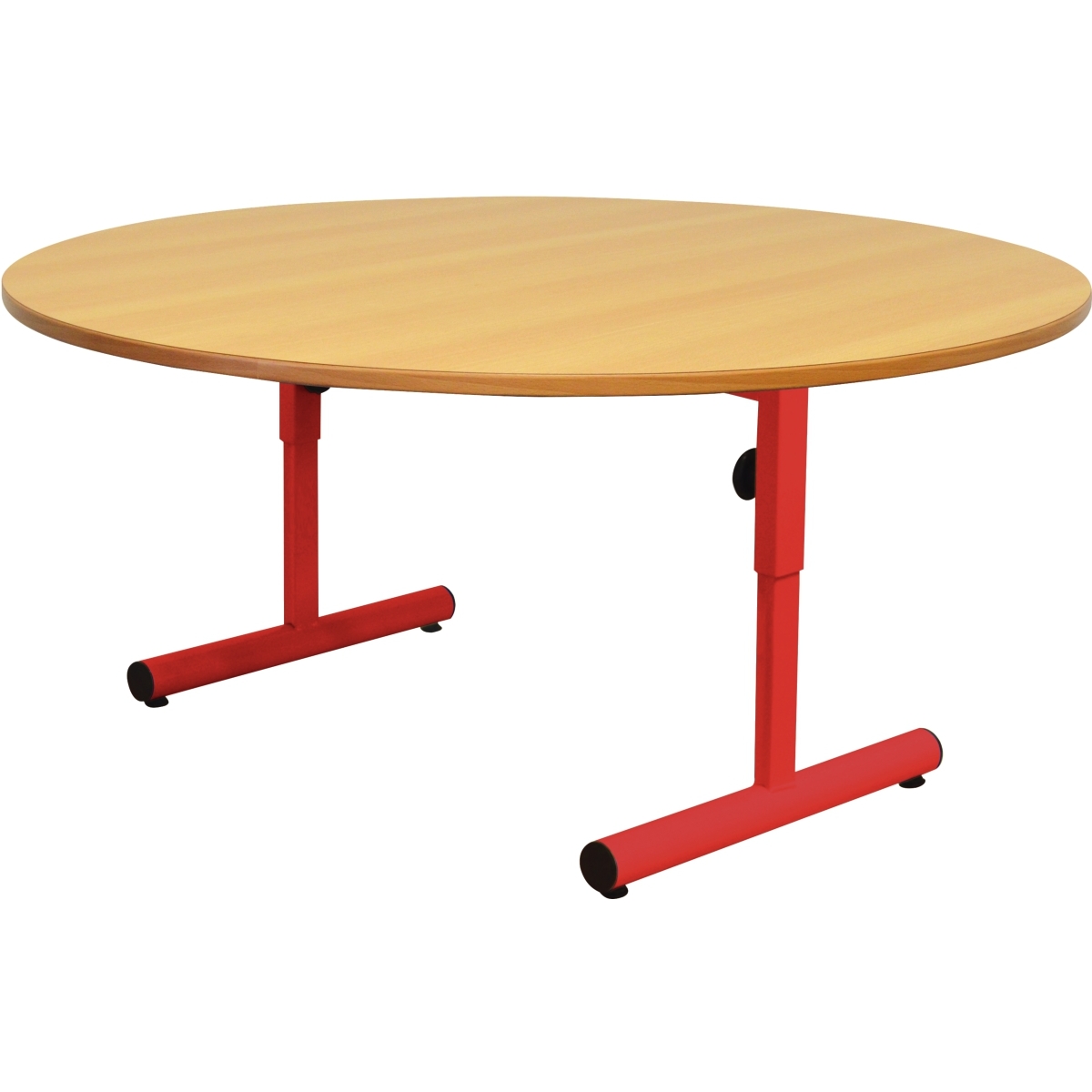 Table diamètre 120cm T1 à T3 rouge